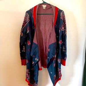 Light weight hooded cardigan